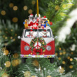 Chihuahua On Peace Car Ornament Dog Christmas Tree Ornaments Gifts For Chihuahua Lovers