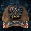 Navy Veteran Hat Old Retro Logo Proud Served US Navy Veteran Cap Merchandise Gifts For Men
