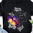 Frenchie With Butterfly Shirt Dog In Heaven Ideas T-Shirt