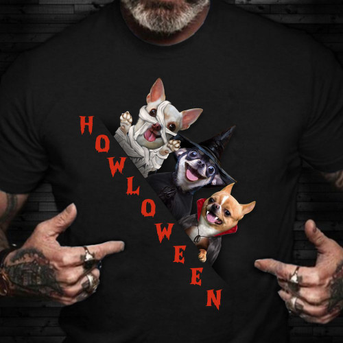 Chihuahua Custom Happy Halloween Shirt Dog Lover Cute Halloween Gift Ideas