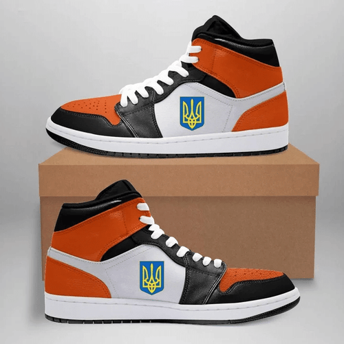 Ukrain Orange JD Sneakers Ulraine Support Merchandise Jordan Shoes For Men Gift