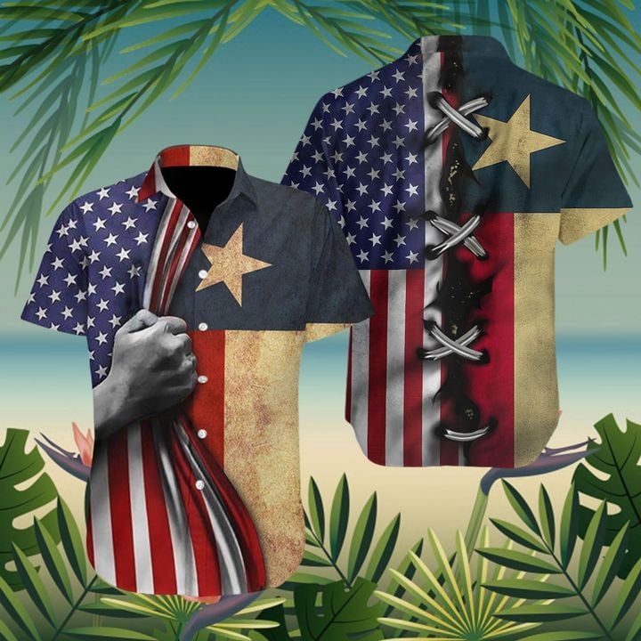 American Texas Hawaiian Shirt For Men Women