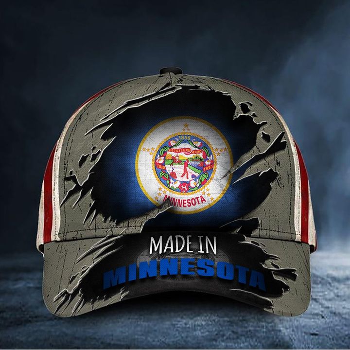 Made In Minnesota Hat Flag Of Minnesota Cap Unique Gifts For Boyfriends Dad