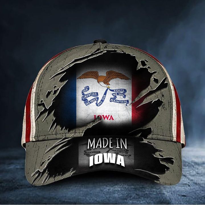 Made In Iowa Hat Pride Iowa Cap Patriotic Gifts For Him