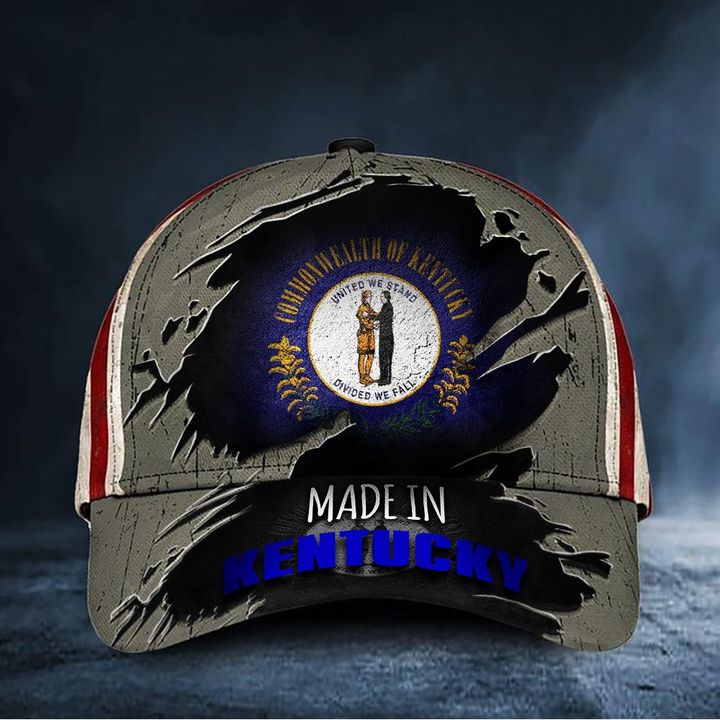 Made In Kentucky Hat Commonwealth Of Kentucky Cap Patriotic Gifts For Veteran