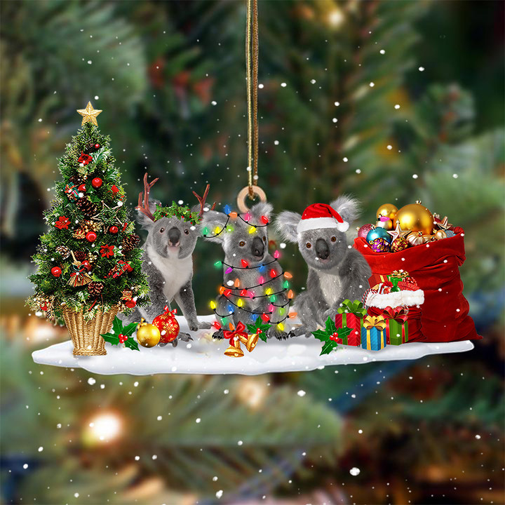 Koala Christmas Ornament Themed Christmas Ornaments Xmas Tree Decorations