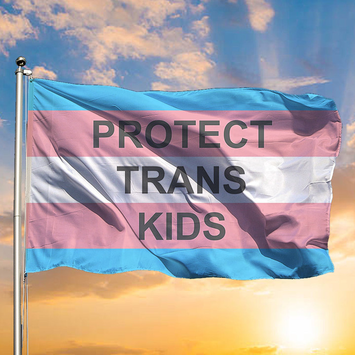 Protect Trans Kids Flag Pride Month Support Transgender Kids Trans Pride Merch