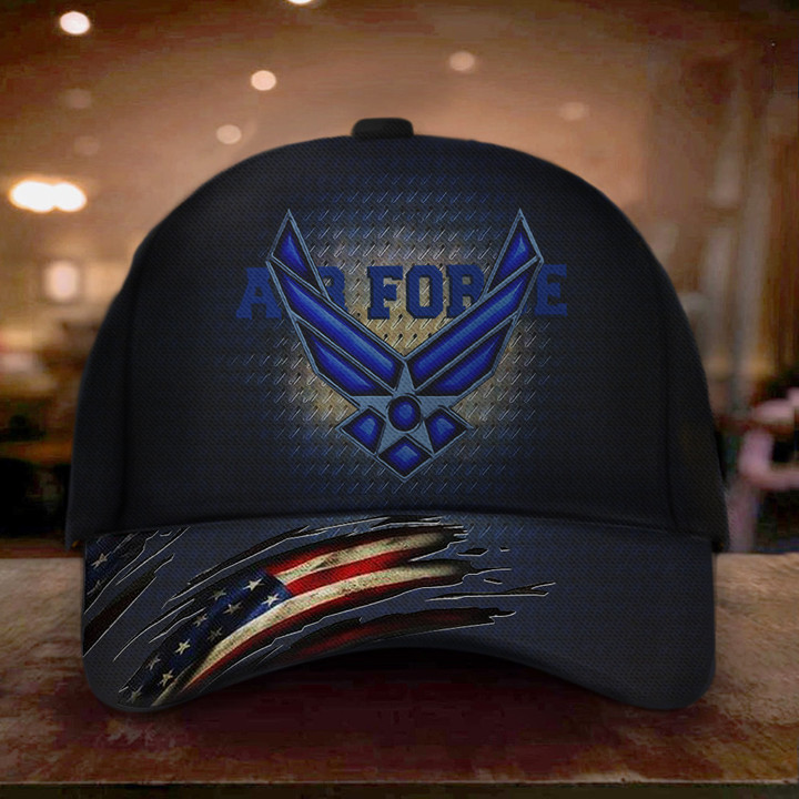 US Air Force Hat American Flag United States Air Force Cap Airforce Merch Mens Gift