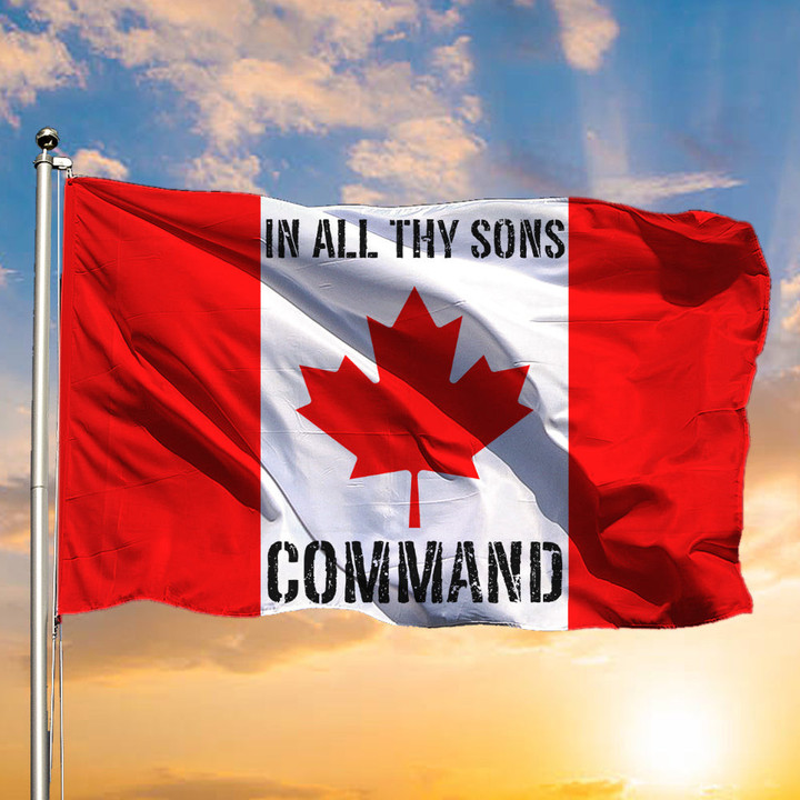 In All Thy Sons Command Flag