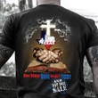 Cross Texas One State Under God Shirt Patriotic Christian Texas T-Shirt Apparel Men's