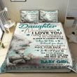 Wolf Dad To My Daughter Bedding Set Birthday Gift For Daughter From Dad Father