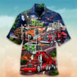 Eagle Truck Hawaiian Shirt Cool Summer Shirts For Guys Gifts For Truck Drivers