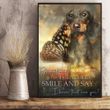 Dachshund Sometimes I Just Look Up Smile And Say I Know That Was You Poster Wall Art Prints