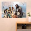 Jesus And Children Poster Every Child Matters Merch Christian Wall Decor For Living Room