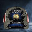 If The Flag Offends You Kiss My Virginiass Cap USA Flag Hat Funny Patriotic Unique Gift