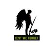 Lest We Forget Yard Sign Patriotic Remembrance Soldiers Veteran Memorial Sign Outdoor Decor