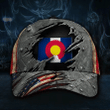 Colorado State Flag Hat Patriotic American Flag Baseball Cap Father's Day Gifts From Son