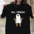 Sloth Moo I Mean Boo T-Shirt Cute Halloween Shirt Funny Halloween Gift