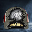 Witchcraft Logo You Can't Scare Me I Do Magic Hat USA Flag Hat Gifts For Wiccans