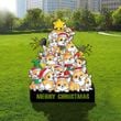 Corgi Xmas Tree Merry Christmas Yard Sign Cute Christmas Outdoor Decor For Corgi Lover Gifts