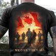 We Owe Them Soldiers Canadian Flag Shirt Patriotic Honoring Canada Remembrance Day Gift For Veteran