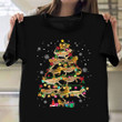 Bearded Dragon Christmas Tree T-Shirt Funny Adult Christmas Shirts Gifts For Reptile Lovers