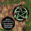 Witchcraft Christmas Ornament Merry Winter Solstice You Thieving Christian Bastard Wiccan Gift