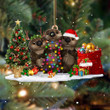 Otter Christmas Ornament Otter Lovers Ornament Cute Christmas Decorations
