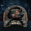 Tractor God Bless The American Farmer US Flag Hat Vintage Caps Best Gifts For Farmers