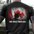 Canadian Soldier We Owe Them All T-Shirt Vintage Military Shirts Memorial Day Gifts