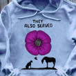 Animal They Also Served Purple Poppy Hoodie