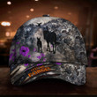 American Animals Lest We Forget Purple Poppy Hat Remembrance Animals sacrificed Hat Mens
