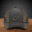Marine Logo Papa The Man The Myth The Legend Hat Proud Us Veteran Caps Gifts For Daddy