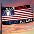 Make Gas Prices Great Again American Flag Funny Outdoor Garden Decor