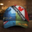 Stand With Ukraine Canada Flag Hat Stop Ukraine War Ukrainian Merch For Canadian