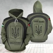 Personalized Name Trident Ukraine Palestine Hoodie Support Ukrainian 2022 Merch