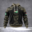 Abkhazia Army Logo Camo Hoodie Patriotic Proud Abkhazian Military Clothing Mens