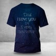 Dad I Love You In Universe Shirt Best Father's Day 2022 Gift Ideas For Father