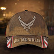 Air Force Hat Old Retro USA Flag Proud Served US Air Force Veteran Merch Veterans Day 2022