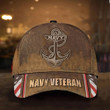Navy Veteran Hat Old Retro Style American Flag Proud Served United States Navy Veteran Cap