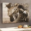 Warrior Jesus And Lion Canvas Warrior Of Christ Christian Canvas Wall Art For Living Room