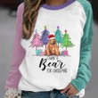 I Want A Bear For Christmas Long Sleeve Funny Xmas Clothing Gifts For Bear Lovers