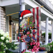 Eagle Santa With Christmas Light American Flag Patriotic Outside Christmas Decorations Ideas