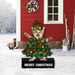 Cat Christmas Tree Yard Sign Cat Lover Funny Christmas Yard Decorations