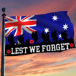 Veterans Poppy Lest We Forget Australia Flag Remembrance Day Flag Outdoor Indoor
