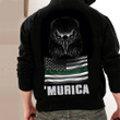 Eagle Thin Green Line Murcia Hoodie Pride Military Patriotic Clothing Gift For Mens