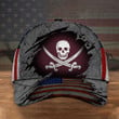 Mississippi State Pirate Flag Hat American Flag Cross Bones Merchandise