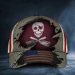Mississippi State Pirate Hat American Flag Mike Leach Pirate Merchandise