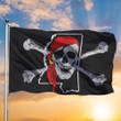 Mississippi State Pirate Flag Mike Leach Pirate Flag Skull And Cross Sword Flag