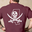 Mississippi State Football Pirate Flag T-Shirt Swing Your Sword Mike Leach Shirt